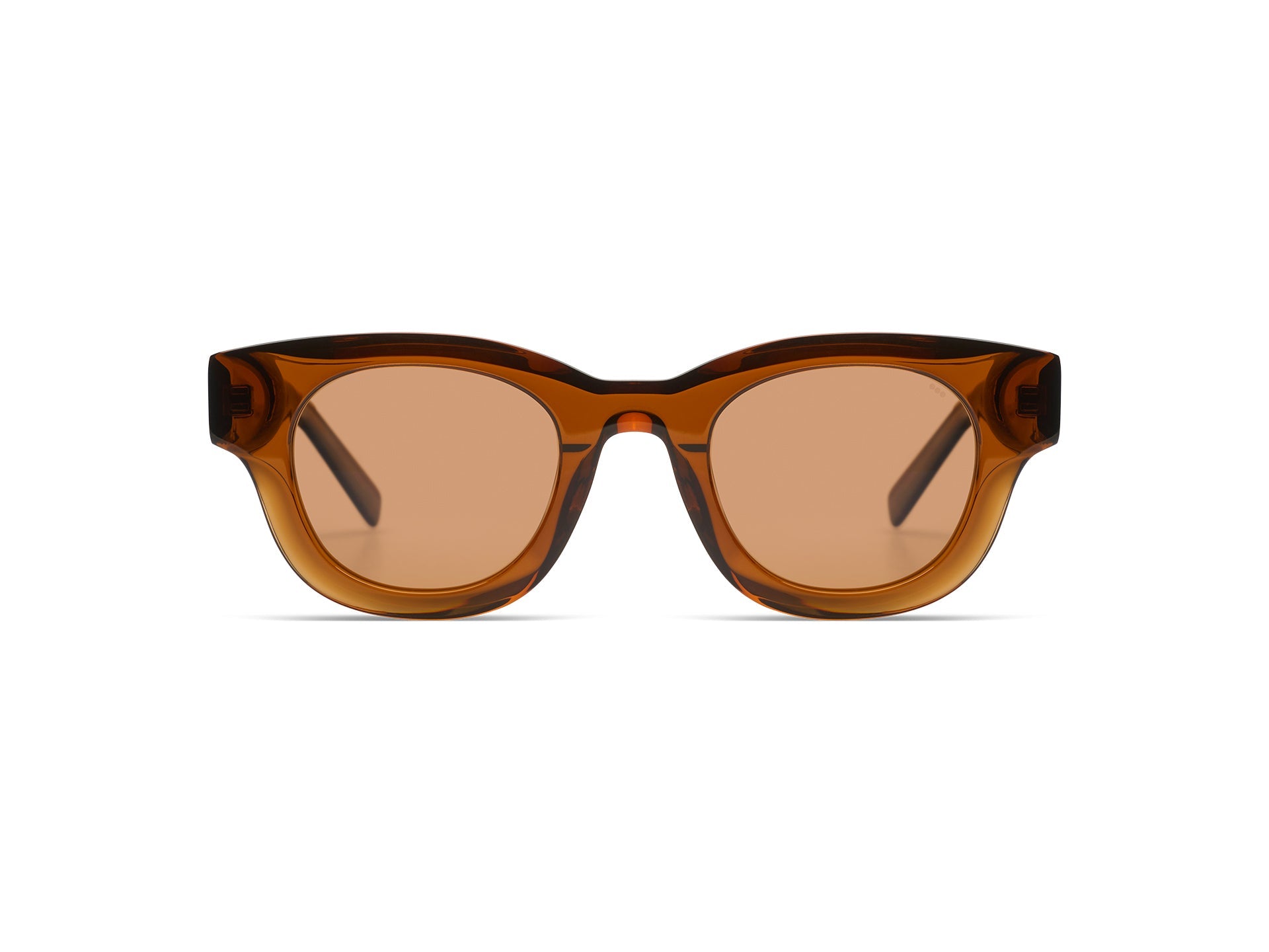 Komono Rae – Marron transparent – verres marron polarisés – vue de face