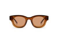 Komono Rae – Marron transparent – verres marron polarisés – vue de face
