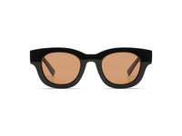 Komono Rae – Noir – verres marron polarisés – vue de face