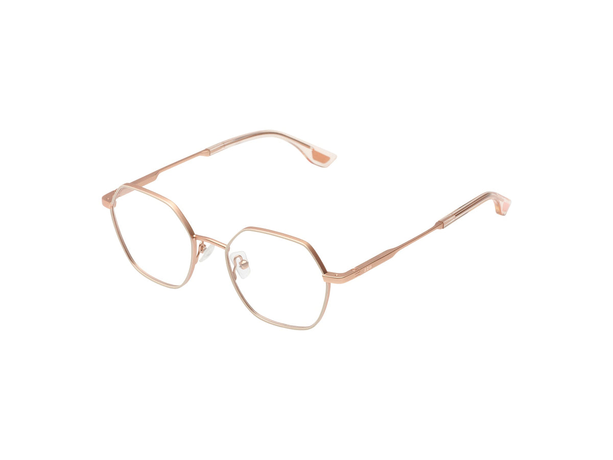 Komono Nora Slims – Nacre / Or rose – vue de profil