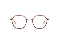Komono Nora Slims – Bordeaux / Or rose – vue de face