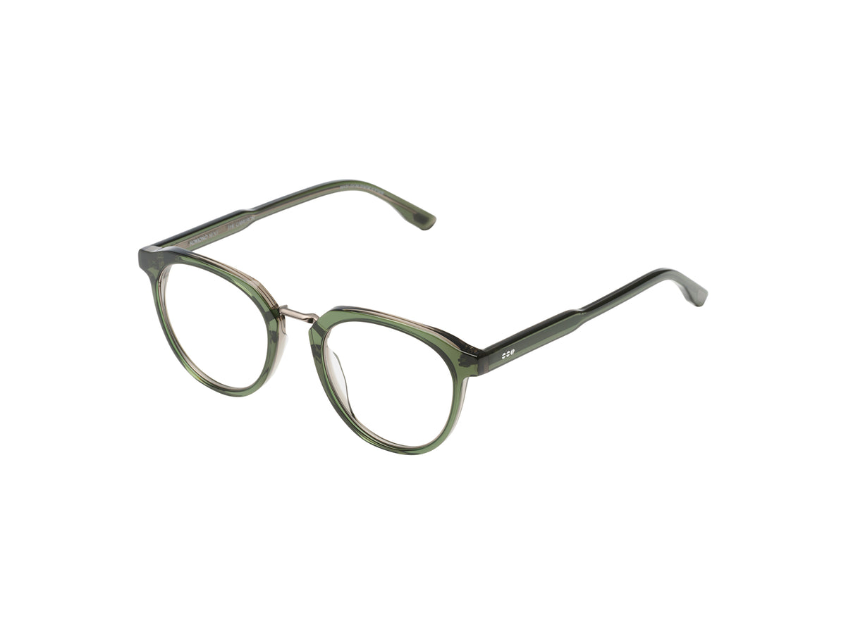 Komono Cameron – Vert olive / Gris acier – vue de profil