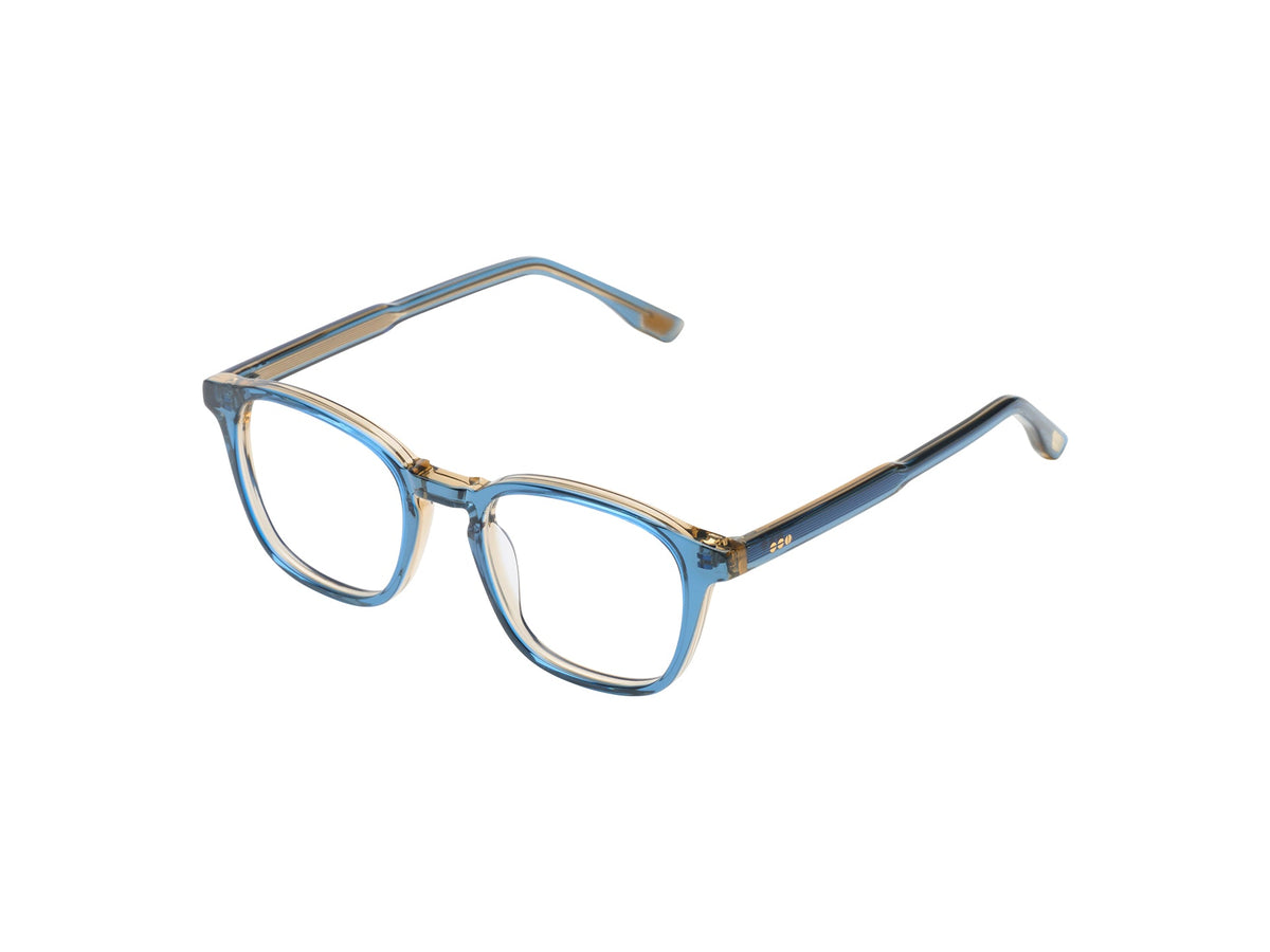 Komono Marlon Slims – Bleu transparent – vue de profil