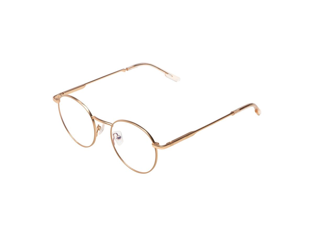 Komono Pete Slims – Or rose mat – vue de profil