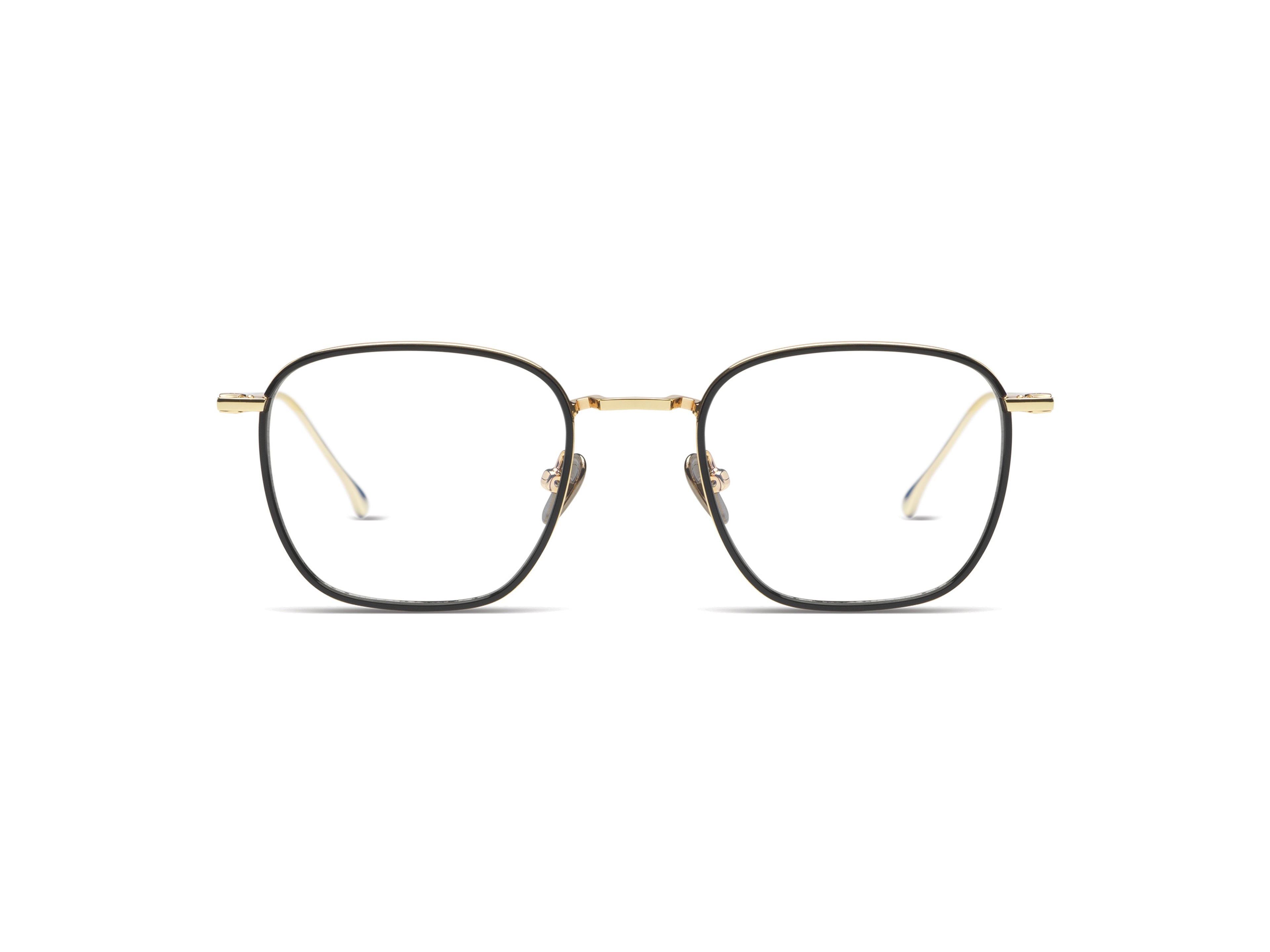 Komono Oscar Slims – Noir / Or – vue de face