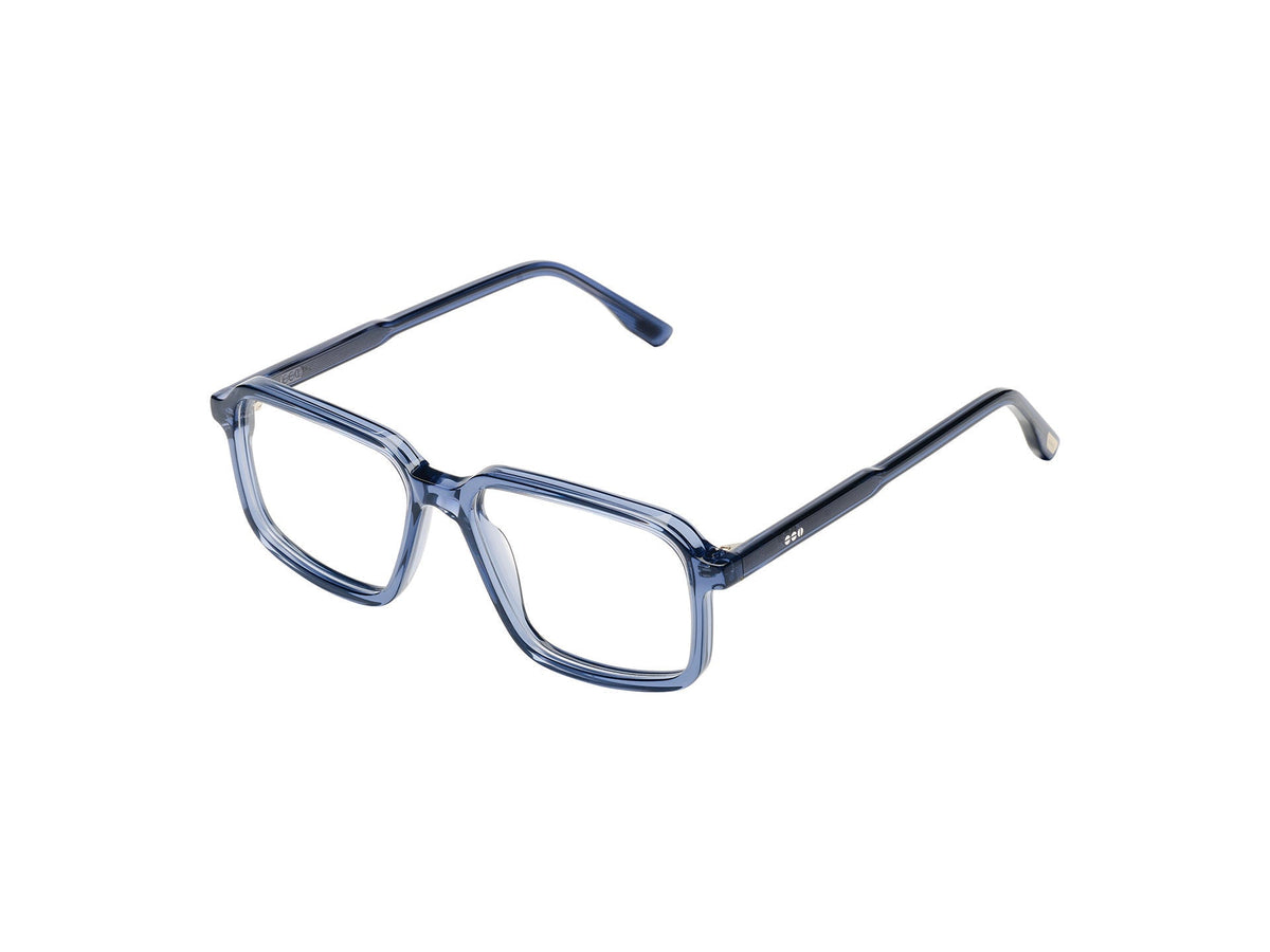 Komono Freddie – Bleu transparent – vue de profil