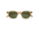 Komono Riley Sun – Beige transparent – verres verts polarisés – vue de dessus