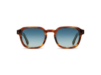 Komono Knox Sun – Écaille miel – verres bleus dégradés – vue de face