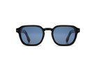 Komono Knox Sun – Noir – verres bleus polarisés – vue de face