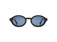 Komono Jace – Noir – verres bleus polarisés – vue de face