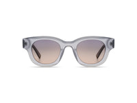 Komono Rae – Gris mat transparent – verres marron polarisés – vue de face