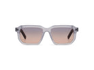 Komono Nico Grand – Gris mat transparent – verres marron polarisés – vue de face