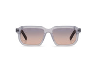 Komono Nico Grand – Gris mat transparent – verres marron polarisés – vue de face