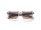 Komono Nico Grand – Gris mat transparent – verres marron polarisés – vue de dessus
