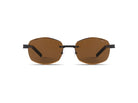 Komono Micah – Noir – verres marron – vue de face