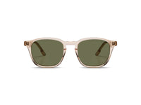 Komono Marlon – Beige transparent – verres verts – vue de face