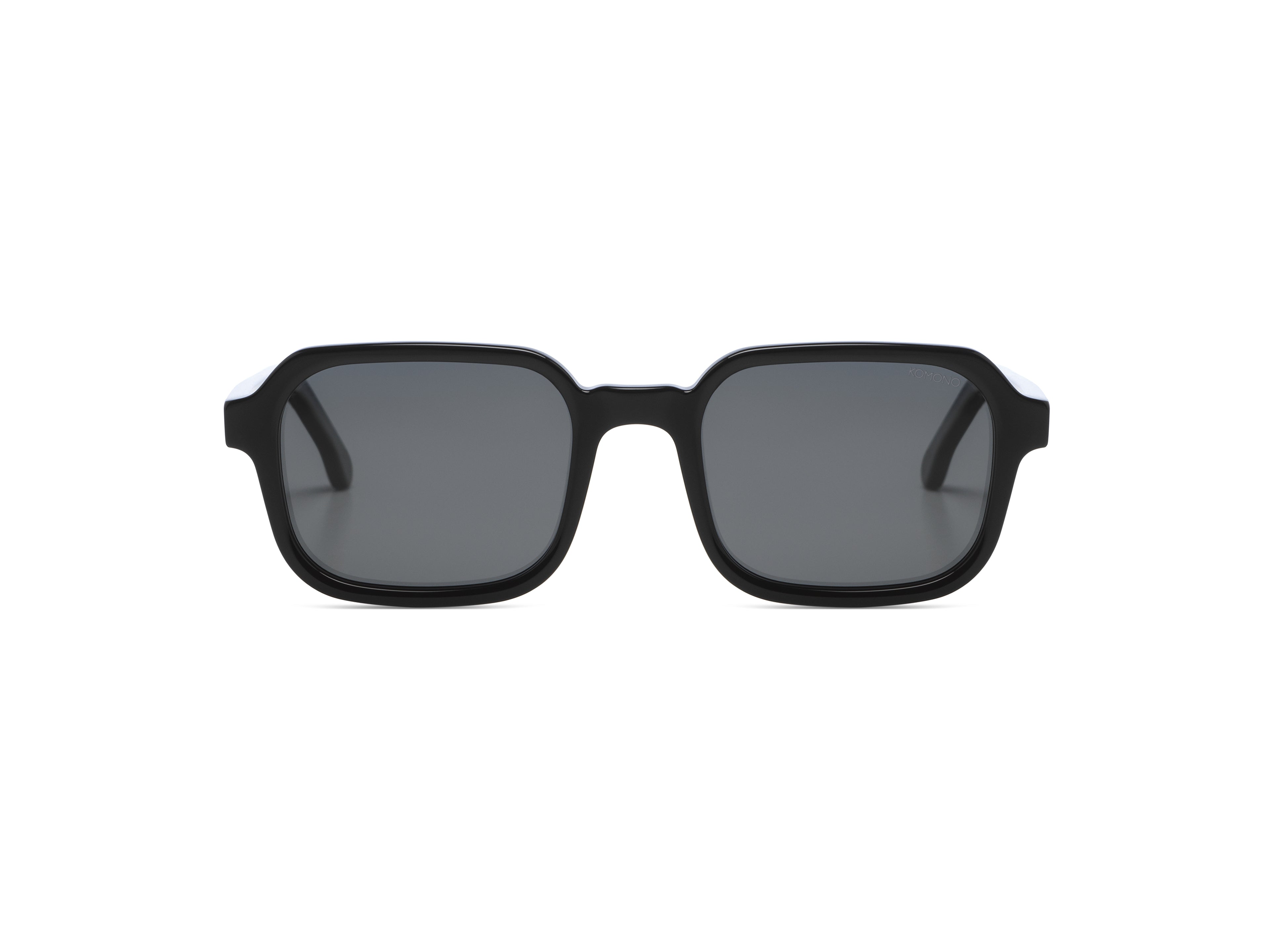 Komono Romeo – Noir – verres noirs – vue de face