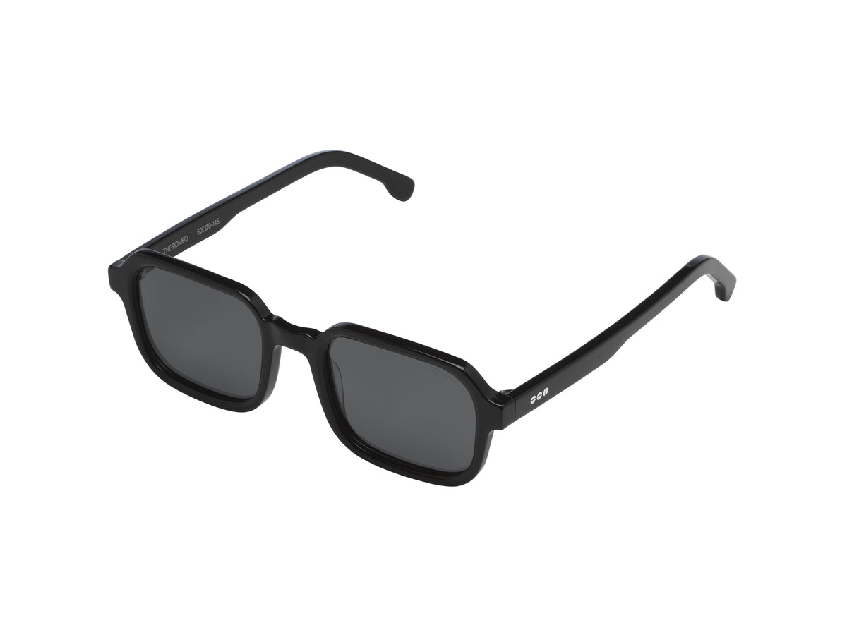 Komono Romeo – Noir – verres noirs – portées
