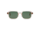 Komono Romeo – Beige transparent – verres verts – vue de face