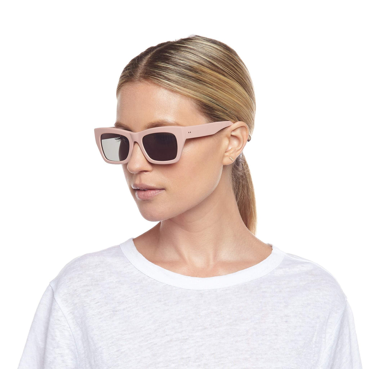 Le Specs Luxe Vega Alt Fit – Or rose – verres verts – portées