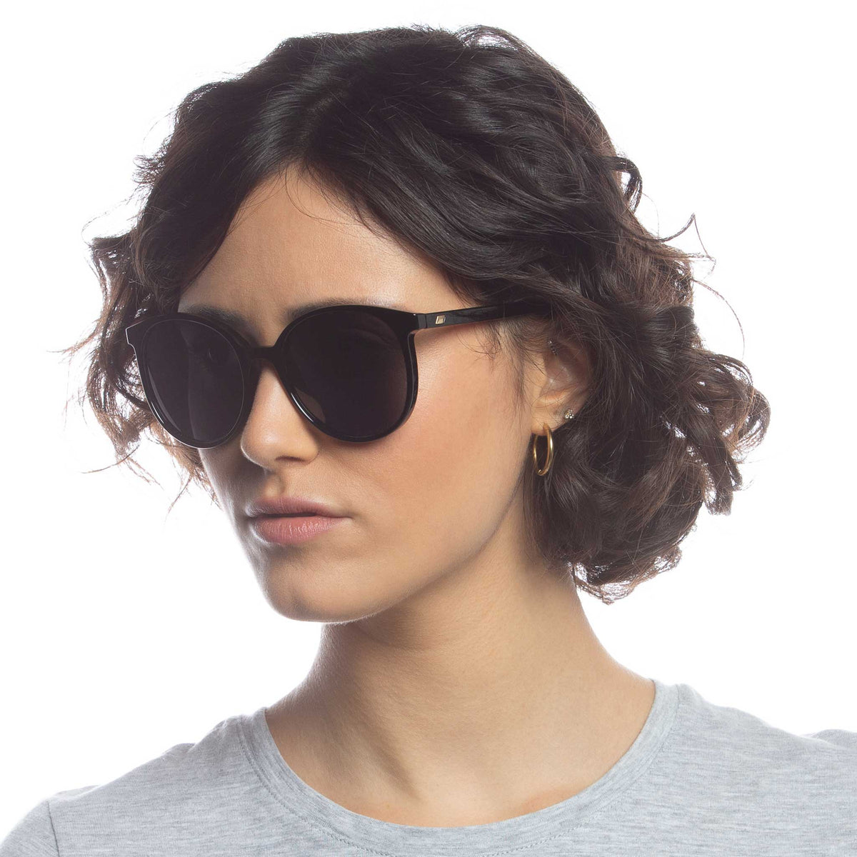 Le Specs Momala – Noir – verres noirs polarisés – portées