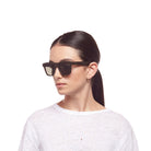 Le Specs Le Sustain Grassy Knoll – Marron – verres verts – portées